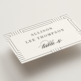 "Charming" - Place Cards in Pearl by AK Graphics - Detail
