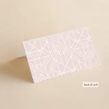 "The Ace" - Place Cards in Petal by Rochelle Renee - Folded Back of Card