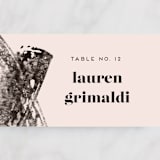 "Vignette" - Place Cards in Cosmopolitan by silverscreen studio - Detail