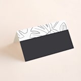 "Crescendo" - Place Cards in Snow by Griffinbell Paper Co. - Blank front