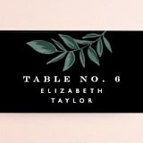"Forest Crest" - Place Cards in Obsidian by Alethea and Ruth - Detail