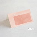 "Contemporary" - Place Cards in Peony by Liz Conley - Folded Back of Card