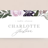 "Garden Stroll" - Place Cards in Lilac by Creo Study - Detail