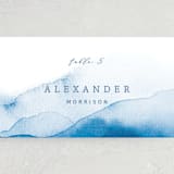 "Watercolor waves" - Place Cards in Ocean by Yuliya Evseeva - Detail