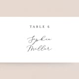 "Tallulah" - Place Cards in Linen by Jennifer Wick - Detail
