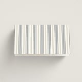 "Sophistique" - Place Cards in Linen by Cindy Reynolds - Folded Back of Card