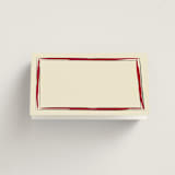 "Modern Love" - Place Cards in Champagne by Helena Vitto - Blank front