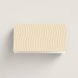 "French Whimsy Script" - Place Cards in Champagne by Wallace Design Co. - Folded Back of Card