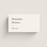 "Editorial" - Place Cards in Paper by Bethan - Front