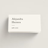 "Editorial" - Place Cards in Paper by Bethan - Folded with Free Guest Printing