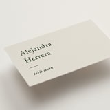 "Editorial" - Place Cards in Forest by Bethan - Detail