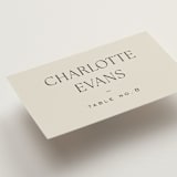 "monogram edit" - Place Cards in Sandstone by Sara Hicks Malone - Detail
