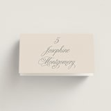 "Let's Say I Do" - Place Cards in Ivory by Petra Kern - Folded with Free Guest Printing