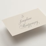 "Let's Say I Do" - Place Cards in Ivory by Petra Kern - Detail
