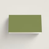 "Perriand" - Place Cards in Moss by Megan Davis - Folded Back of Card