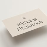 "Ayumi" - Place Cards in Ivory by Melanie Kosuge - Detail