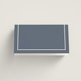 "Ritzy" - Place Cards in French Blue by Nicoletta Savod - Folded Back of Card