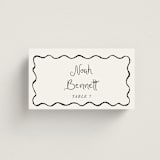 "quirky fun" - Place Cards in Tuxedo by Cass Loh - Front with Free Guest Printing