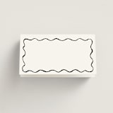 "quirky fun" - Place Cards in Tuxedo by Cass Loh - Blank front