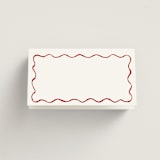 "quirky fun" - Place Cards in Wine by Cass Loh - Blank Front