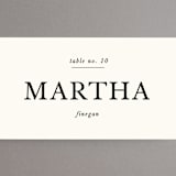 "Simple Elegance" - Place Cards in Onyx by Monika Konieczna - Detail
