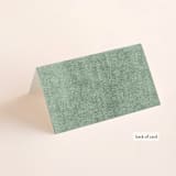 "I do" - Place Cards in Fern by Creo Study - Folded Back of Card