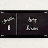 "Slated Forever" - Place Cards in Chalkboard by GeekInk Design - Detail