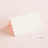 "Rustic Charm" - Place Cards in Petal by Hooray Creative - Folded Back of Card