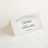 "Big City - New York City" - Place Cards in Light Taupe by Hooray Creative - Folded with Free Guest Printing