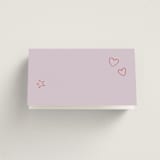 "Whimsical" - Place Cards in Lavender by Kelly Watkins - Blank Front