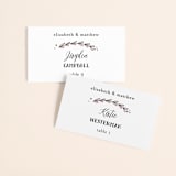 "Always" - Place Cards in Blush by Susan Brown - Front with Free Guest Printing