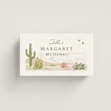 "Westward" - Place Cards in Red Rock by Paper Sun Studio - Front with Free Guest Printing