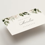 "Grace" - Place Cards in Porcelain by Leah Bisch - Detail