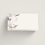 "Meadow Burst" - Place Cards in Lilac by Grace Kreinbrink - Blank front