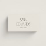 "Unity" - Place Cards in Porcelain by Jennifer Postorino - Front with Free Guest Printing