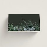 "Juniper" - Place Cards in Emerald by Kate Ahn - Folded Back of Card