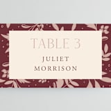 "Moment" - Place Cards in Rose by Erin German - Detail