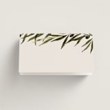 "Tuscan Hill" - Place Cards in Creme by Kate Ahn - Blank front
