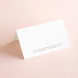 "Encapsulated" - Place Cards in Black Tie by Hooray Creative - Blank front
