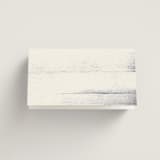 "Stillness" - Place Cards in Horizon by Sumak Studio - Blank front