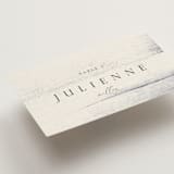 "Stillness" - Place Cards in Horizon by Sumak Studio - Detail