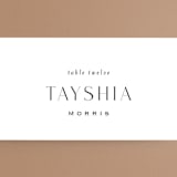 "More Than Words" - Place Cards in Bridal White by Design Lotus - Detail