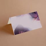 "Elisa" - Place Cards in Orchid by Simona Camp - Blank front