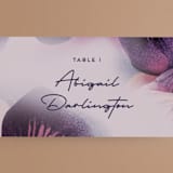 "Elisa" - Place Cards in Orchid by Simona Camp - Detail