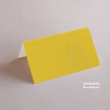 "Sophia" - Place Cards in Sunshine by Ani Somi - Folded Back of Card