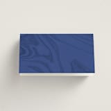 "Centro" - Place Cards in Marseille Bleu by Up Up Creative - Folded Back of Card