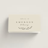 "Branched" - Place Cards in Almond by Brianne Larsen - Folded with Free Guest Printing