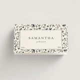 "Hansen" - Place Cards in Almond by Stephanie Hawkes - Folded with Free Guest Printing