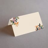 "flower press" - Place Cards in Mauve by Peony Rose Design - Blank front