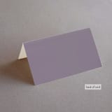 "flower press" - Place Cards in Mauve by Peony Rose Design - Folded Back of Card
